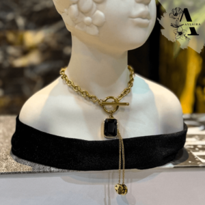 Luna Black Necklace